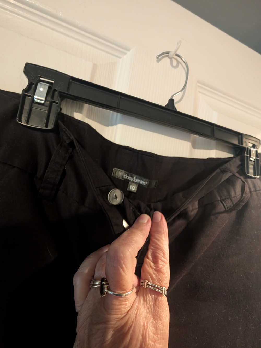Daisy Fuentes Black Men's Chinos